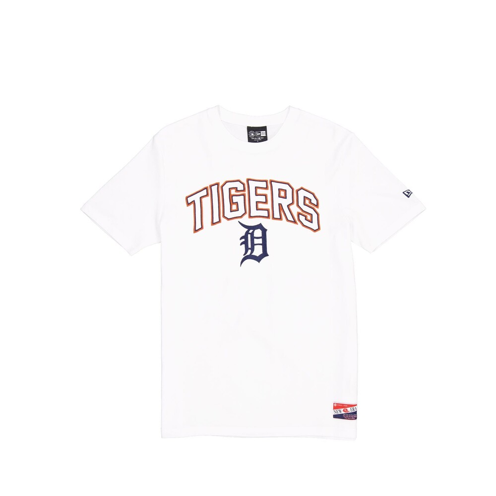 New Era Detroit Tigers Throwback White T-Shirt - Size M